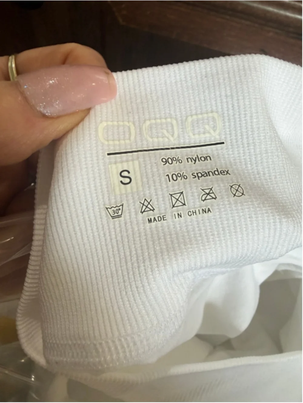 Women's oqq White athletic Skirt S